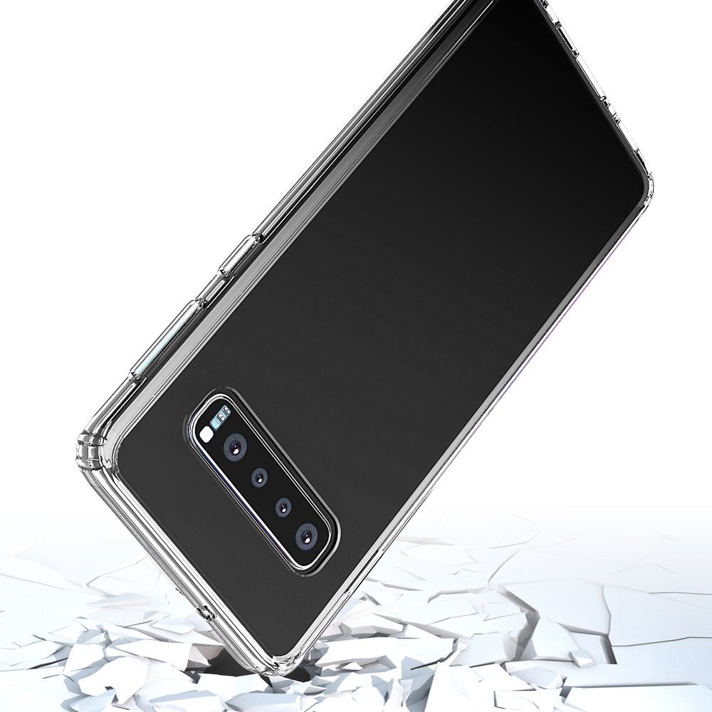 Samsung Galaxy S10 Hoesje Armor Back Cover Transparant afbeelding 4