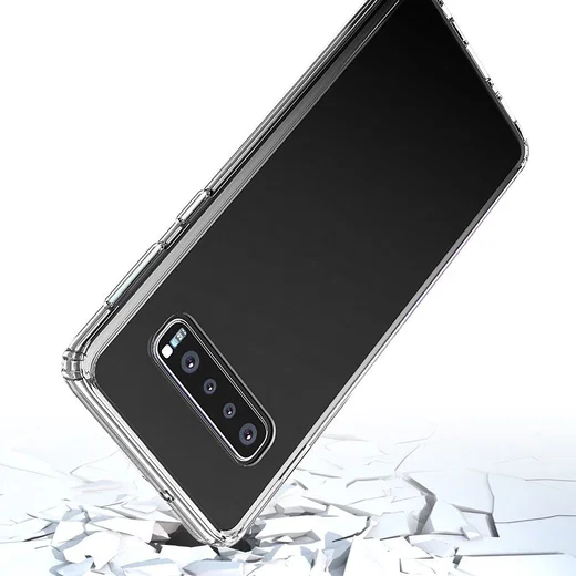 Samsung Galaxy S10 Hoesje Armor Back Cover Transparant afbeelding 4