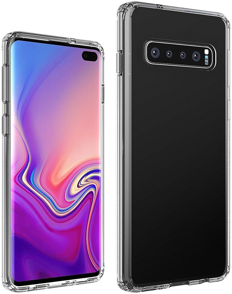 Samsung Galaxy S10 Hoesje Armor Back Cover Transparant afbeelding 5