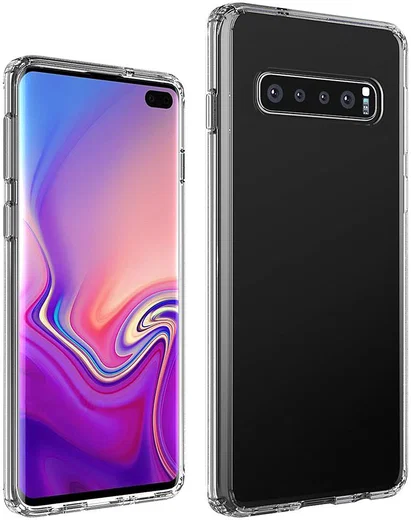 Samsung Galaxy S10 Hoesje Armor Back Cover Transparant afbeelding 5