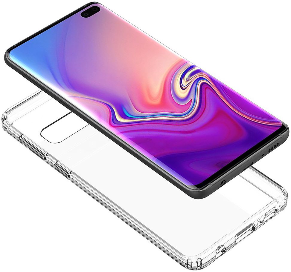 Samsung Galaxy S10 Hoesje Armor Back Cover Transparant afbeelding 8