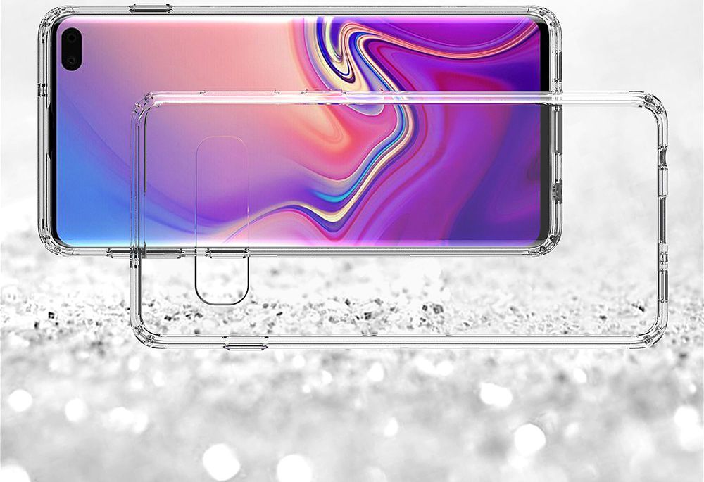 Samsung Galaxy S10 Hoesje Armor Back Cover Transparant afbeelding 9