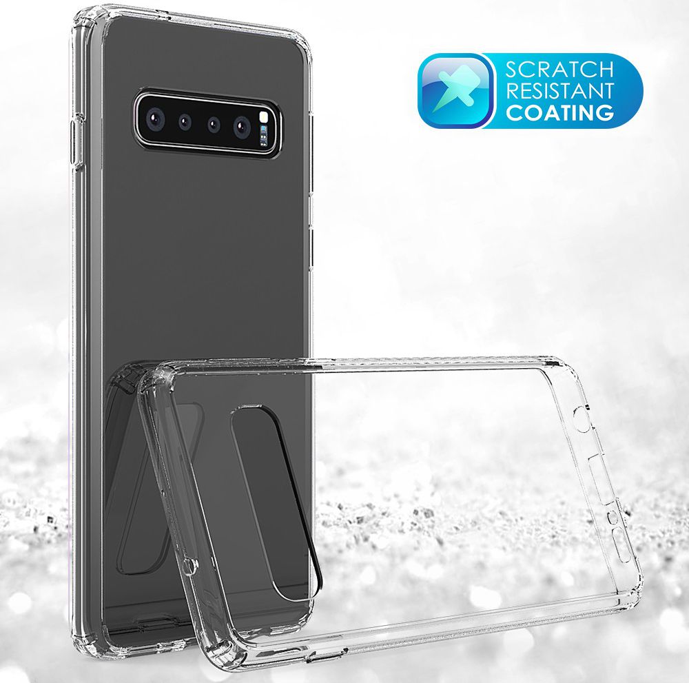 Samsung Galaxy S10 Hoesje Armor Back Cover Transparant afbeelding 10