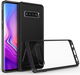 Samsung Galaxy S10 Plus Hoesje Armor Back Cover Transparant Zwart afbeelding 1