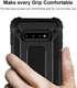 Samsung Galaxy S10 Hoesje Shock Proof Hybride Back Cover Zwart afbeelding 4