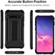 Samsung Galaxy S10 Hoesje Shock Proof Hybride Back Cover Zwart afbeelding 7