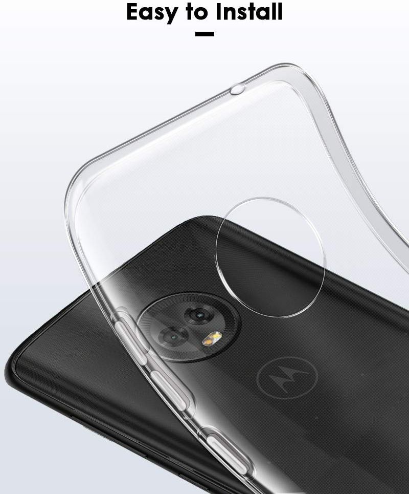 Motorola Moto G7 Hoesje Dun TPU Transparant afbeelding 4