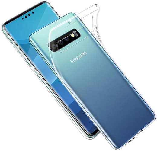 Samsung Galaxy S10E Hoesje Dun TPU Transparant afbeelding 2