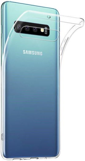 Samsung Galaxy S10 Hoesje Dun TPU Transparant afbeelding 1