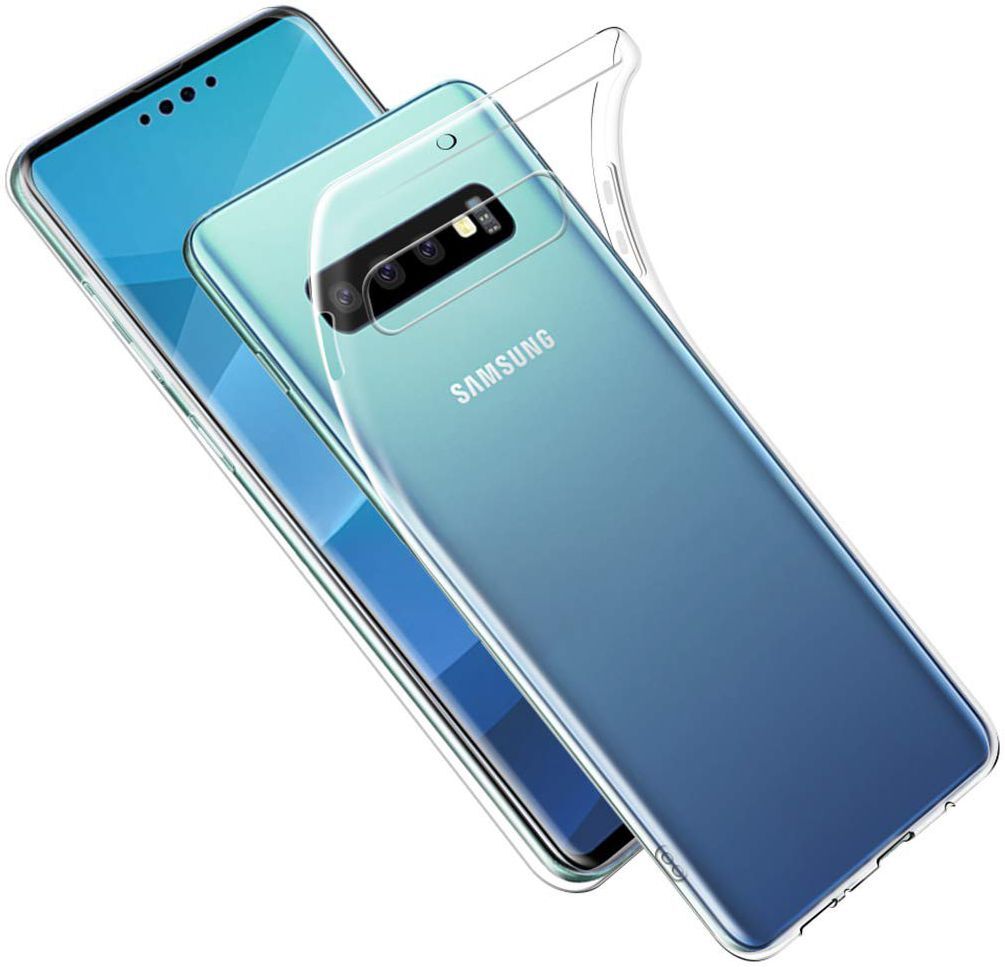 Samsung Galaxy S10 Hoesje Dun TPU Transparant afbeelding 2