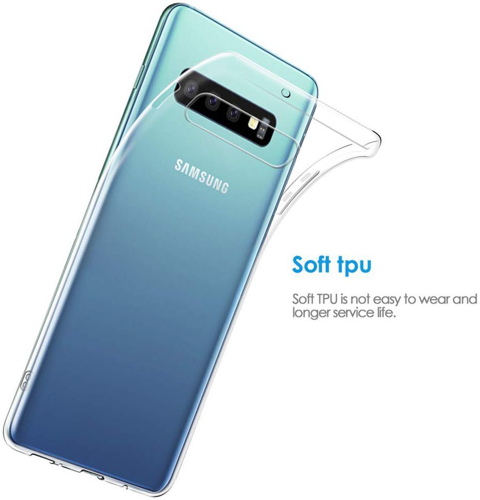 Samsung Galaxy S10 Hoesje Dun TPU Transparant afbeelding 4