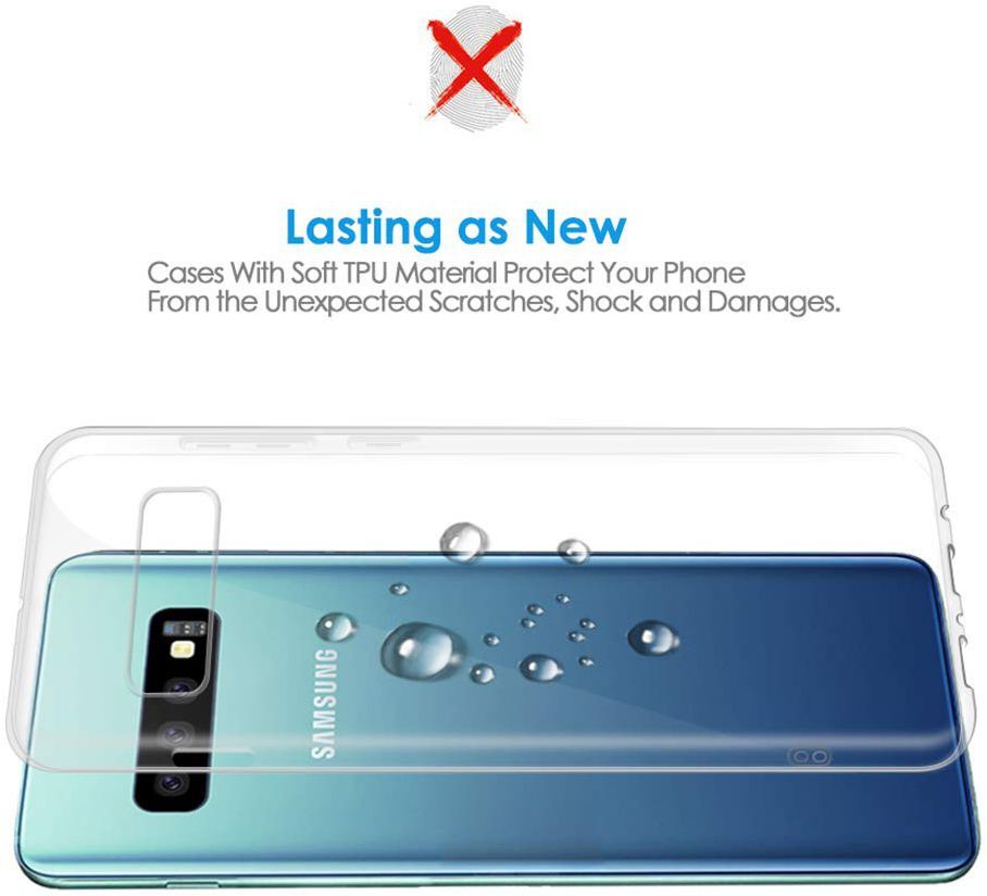 Samsung Galaxy S10 Hoesje Dun TPU Transparant afbeelding 6