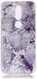 Nokia 7.1 Marmer Print TPU Hoesje Blauw afbeelding 1