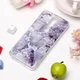 Nokia 7.1 Marmer Print TPU Hoesje Blauw afbeelding 4