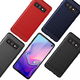 Samsung Galaxy S10E Geborsteld TPU Hoesje Zwart afbeelding 14
