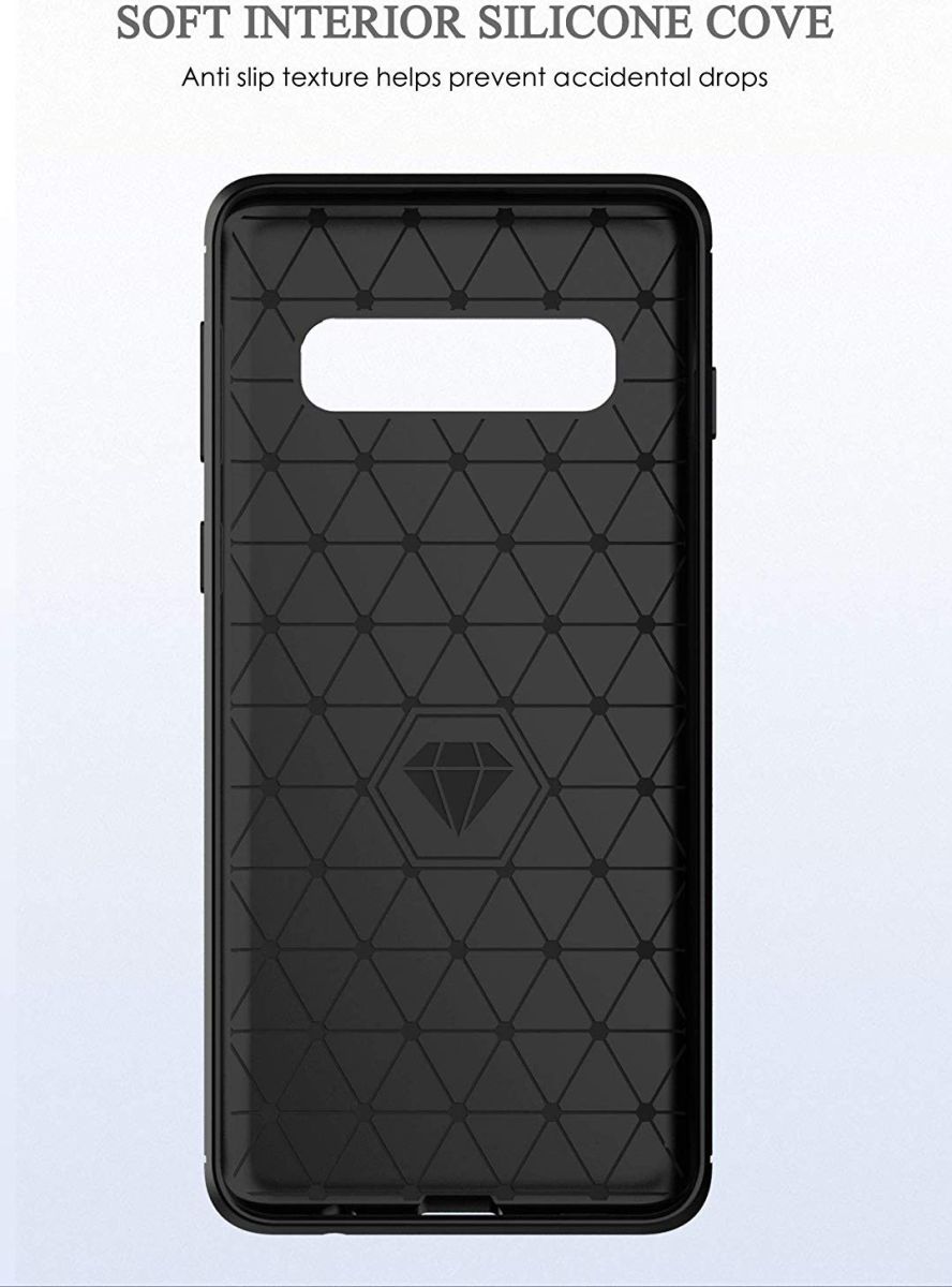 Samsung Galaxy S10E Geborsteld TPU Hoesje Zwart afbeelding 13