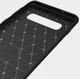 Samsung Galaxy S10 Geborsteld TPU Hoesje Zwart afbeelding 9