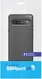 Samsung Galaxy S10 Geborsteld TPU Hoesje Zwart afbeelding 2