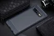 Samsung Galaxy S10 Geborsteld TPU Hoesje Blauw afbeelding 2