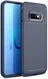 Samsung Galaxy S10E Siliconen Carbon Hoesje Blauw afbeelding 1