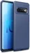 Samsung Galaxy S10 Siliconen Carbon Hoesje Blauw afbeelding 1