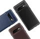 Samsung Galaxy S10 Siliconen Carbon Hoesje Blauw afbeelding 6