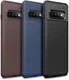 Samsung Galaxy S10 Siliconen Carbon Hoesje Blauw afbeelding 7
