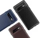 Samsung Galaxy S10 Plus Siliconen Carbon Hoesje Blauw afbeelding 6