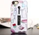 Apple iPhone 7/8 TPU+Hybride Kickstand Print Hoesje Drink & Icecream afbeelding 1