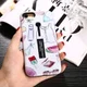 Apple iPhone 7/8 TPU+Hybride Kickstand Print Hoesje Drink & Icecream afbeelding 4