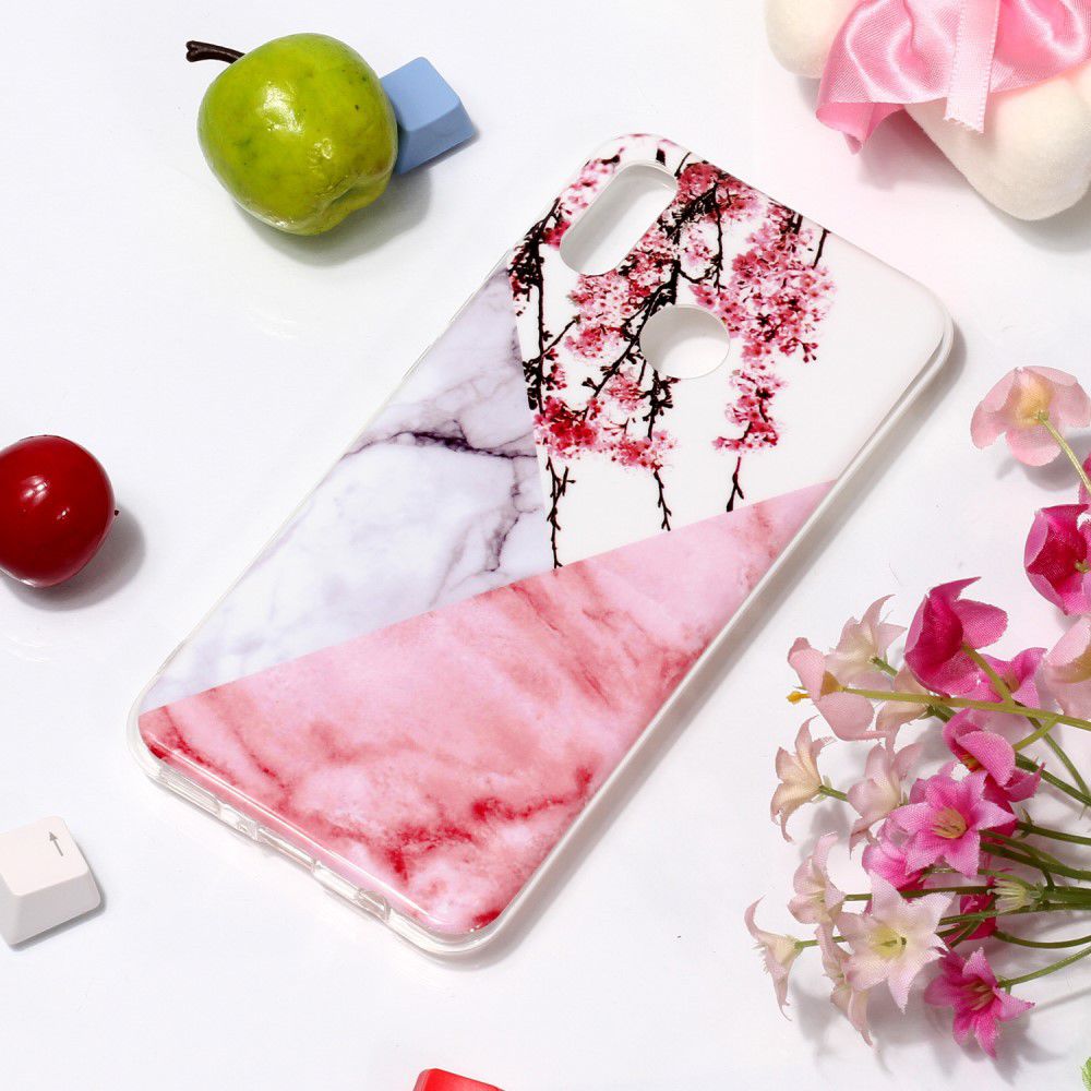 Huawei P Smart Plus TPU Print Hoesje Bloesem afbeelding 3