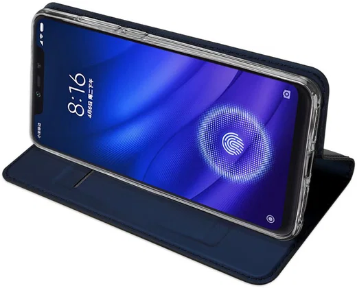 Dux Ducis Book Case Xiaomi Mi 8 Pro Hoesje Blauw afbeelding 4