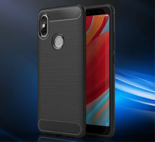 Xiaomi Redmi S2 Geborsteld TPU Hoesje Grijs afbeelding 6