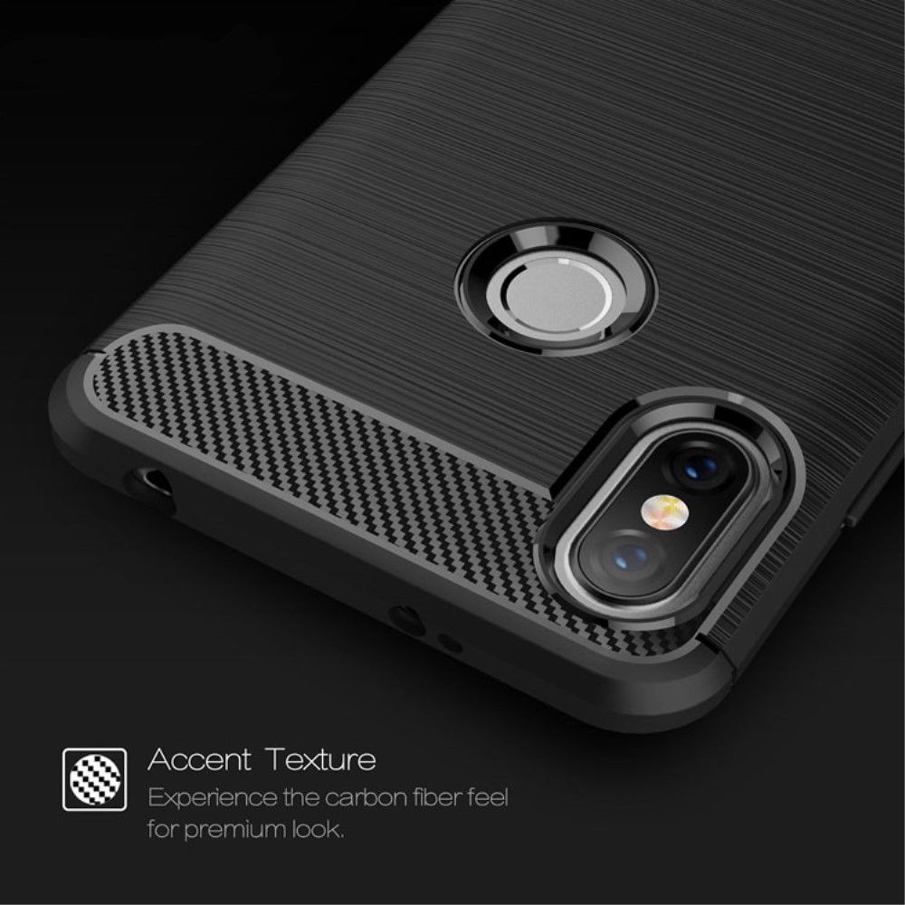 Xiaomi Redmi S2 Geborsteld TPU Hoesje Grijs afbeelding 8