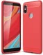 Xiaomi Redmi S2 Geborsteld TPU Hoesje Rood afbeelding 1