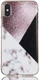 Apple iPhone XS TPU Hoesje met Marmer Opdruk Bruin afbeelding 1