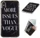 Apple iPhone XS TPU Hoesje met Marmer Opdruk Vogue afbeelding 3