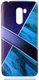Xiaomi PocoPhone F1 TPU Backcover met Marmer en Leer Print Blauw afbeelding 1