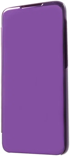 OnePlus 6T Flip Spiegel Hoesje Paars afbeelding 5