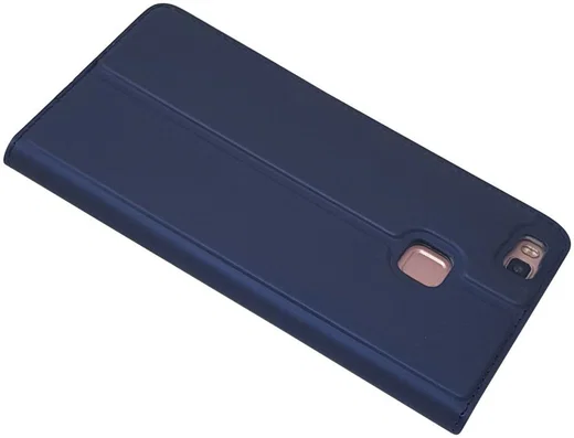 Huawei P9 Lite Luxe Portemonnee Hoesje Blauw afbeelding 9