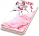 Huawei P20 Lite TPU Back Cover met Marmer Print Roze afbeelding 2
