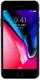 Apple iPhone 8 Tempered Glass Back Cover Paars afbeelding 3