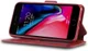 AZNS Apple iPhone SE (2020/2022) Hoesje Retro Wallet Book Case Rood afbeelding 4