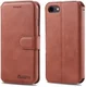 AZNS Apple iPhone SE (2020/2022) Hoesje Retro Wallet Book Case Bruin afbeelding 8
