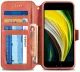 AZNS Apple iPhone SE (2020/2022) Hoesje Retro Wallet Book Case Bruin afbeelding 1