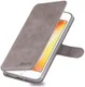 Apple iPhone 6S Portemonnee Hoesje Grijs afbeelding 7