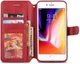 Apple iPhone 6S Portemonnee Hoesje Rood afbeelding 2