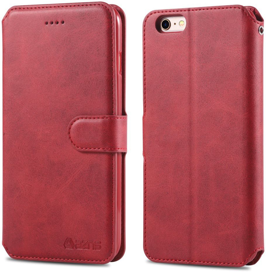 Apple iPhone 6S Portemonnee Hoesje Rood afbeelding 3