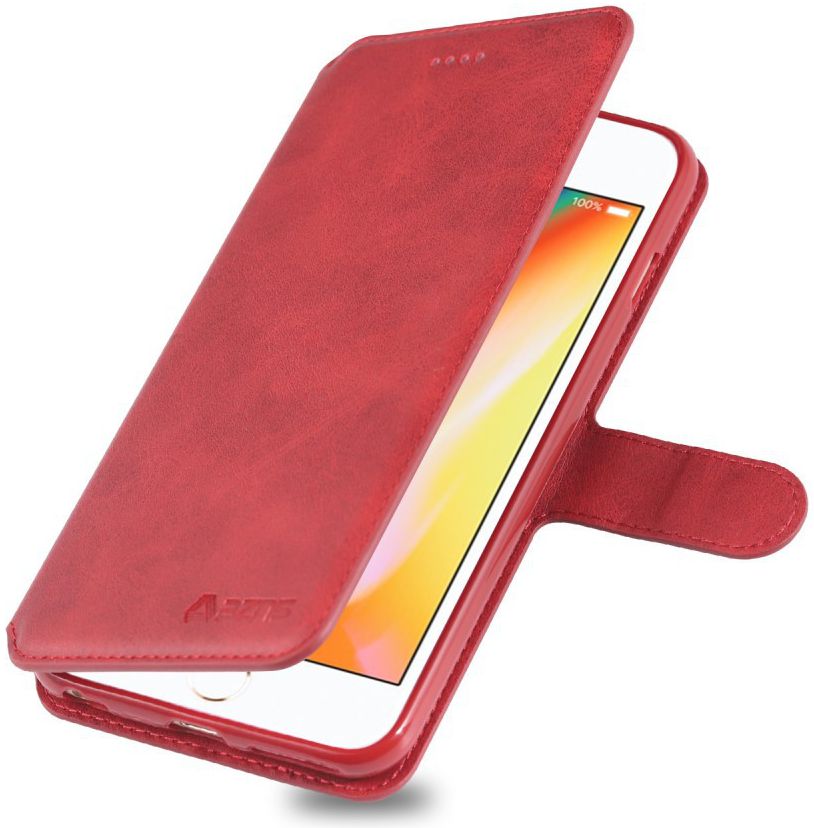 Apple iPhone 6S Portemonnee Hoesje Rood afbeelding 1
