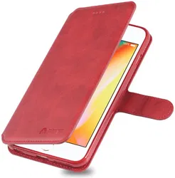 Apple iPhone 6S Portemonnee Hoesje Rood afbeelding